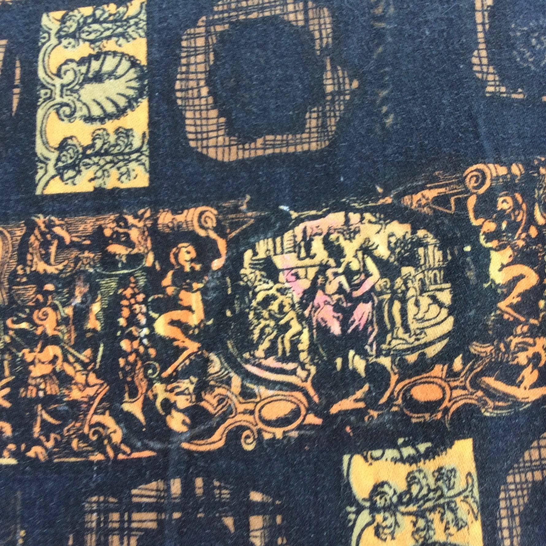 1950s Sleeveless Printed Cotton Dress Extra-small/Small - Image 7
