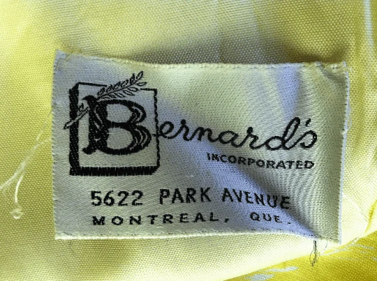 1950s Yellow Silk Floral Print Cocktail Dress Small - Image 8