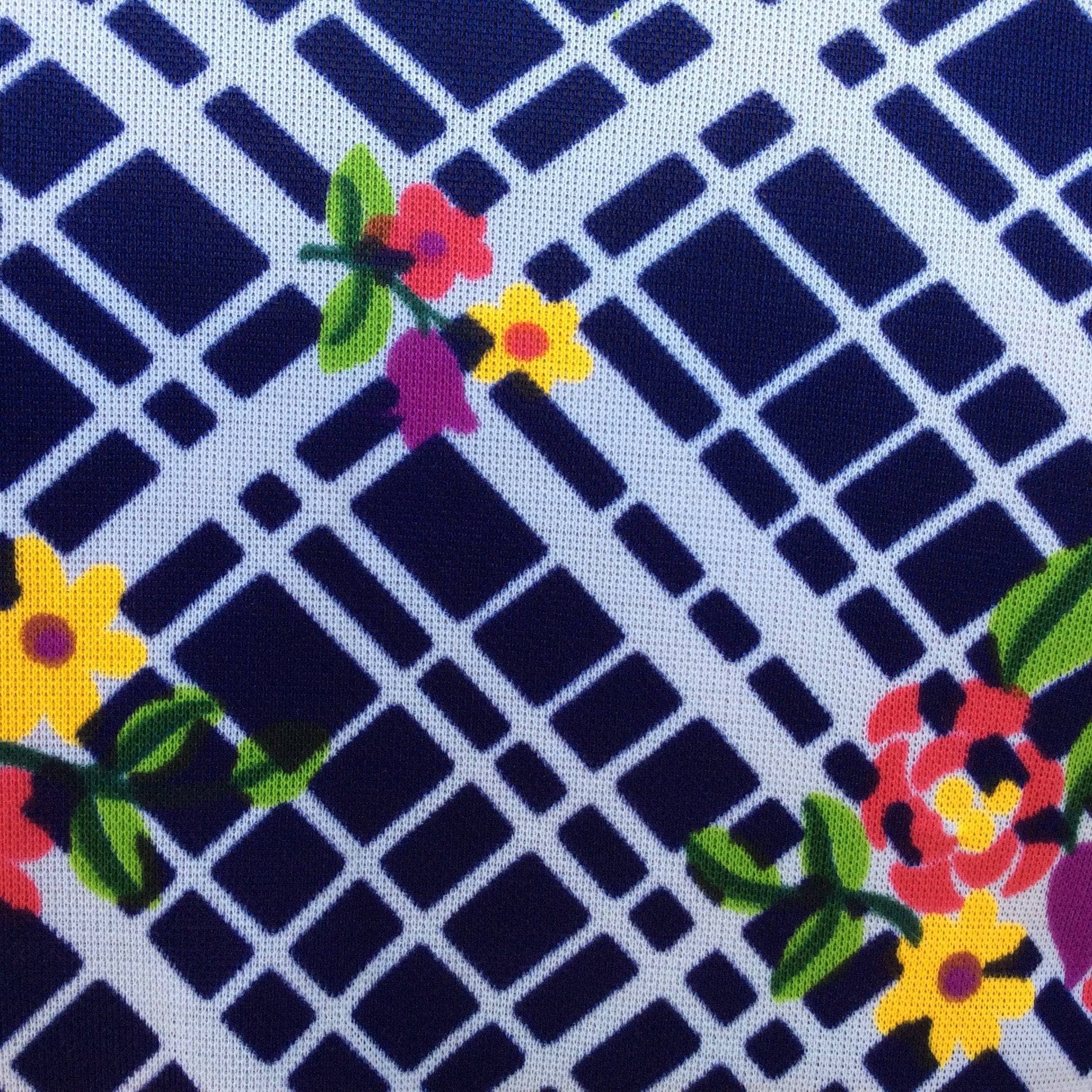 1960s-1970s Bold Print Blouse Small / Medium - Image 2
