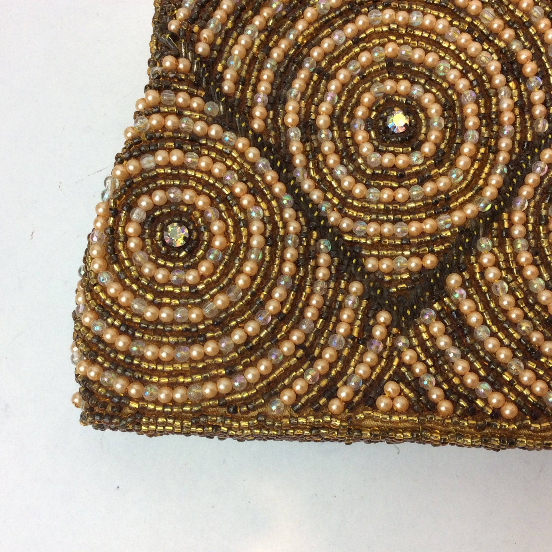 1960's Gold Beaded Evening Bag - Image 7