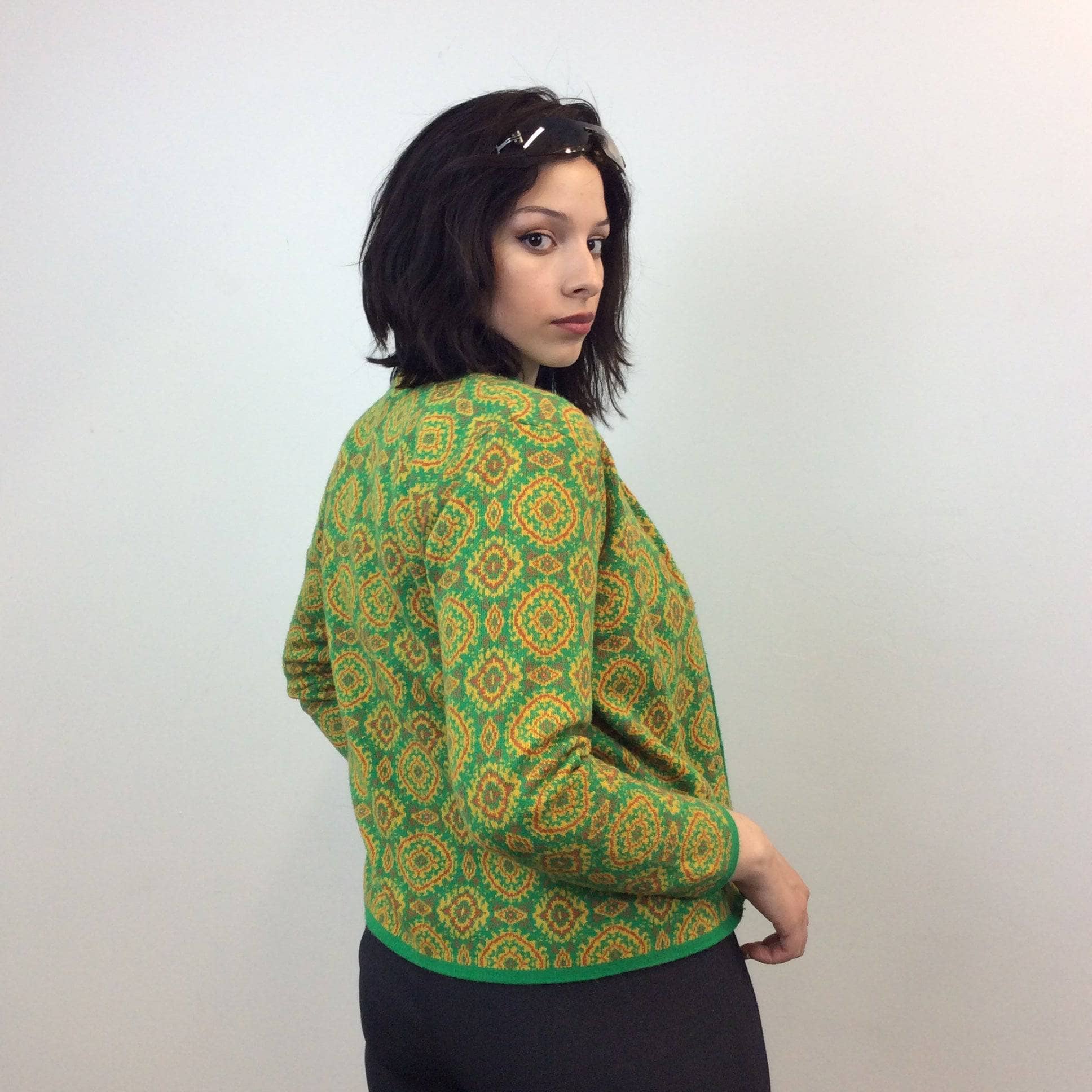 1960s Knitted Blazer and Cami Set Small/Medium - Image 3