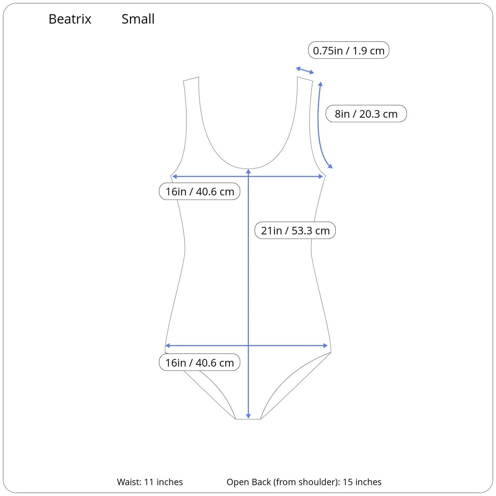 1960s One-piece Open Back Bathing Suit Small - Image 7