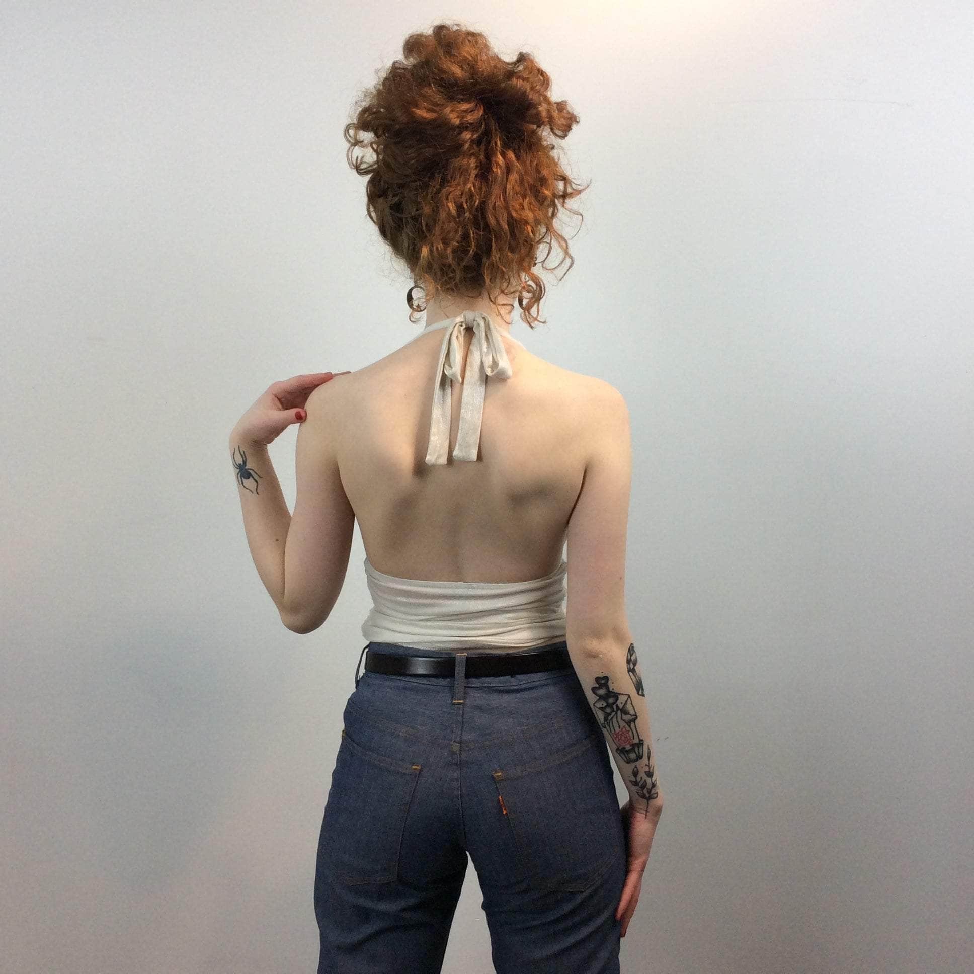1960s Orange Tab Big ''E'' LEVI'S Jeans Small - Image 3
