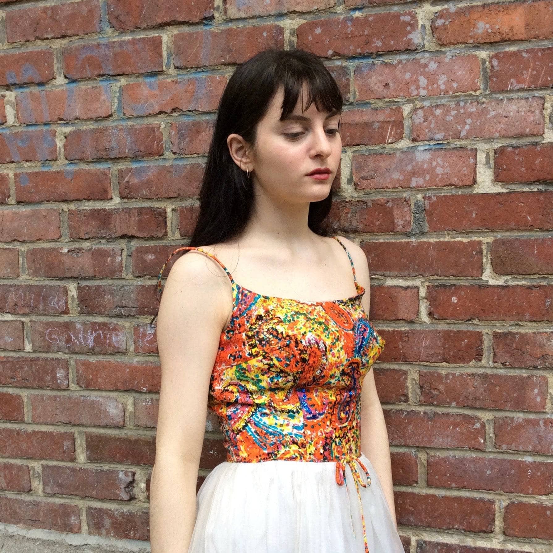 1960s Petite Silk Cocktail Dress Extra-small / Small - Image 2