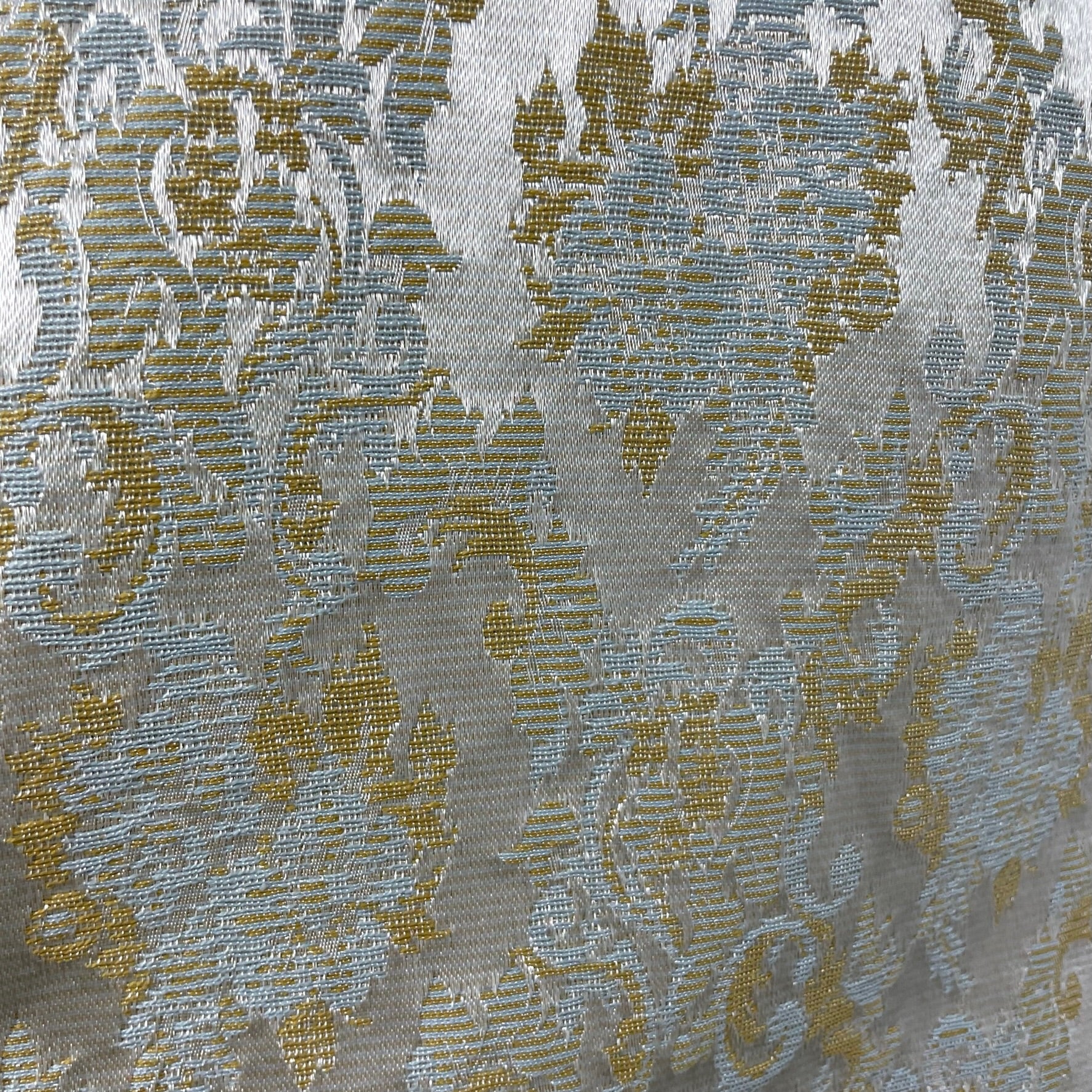 1960s Satin Brocade Sleeveless Gown Small - Image 6