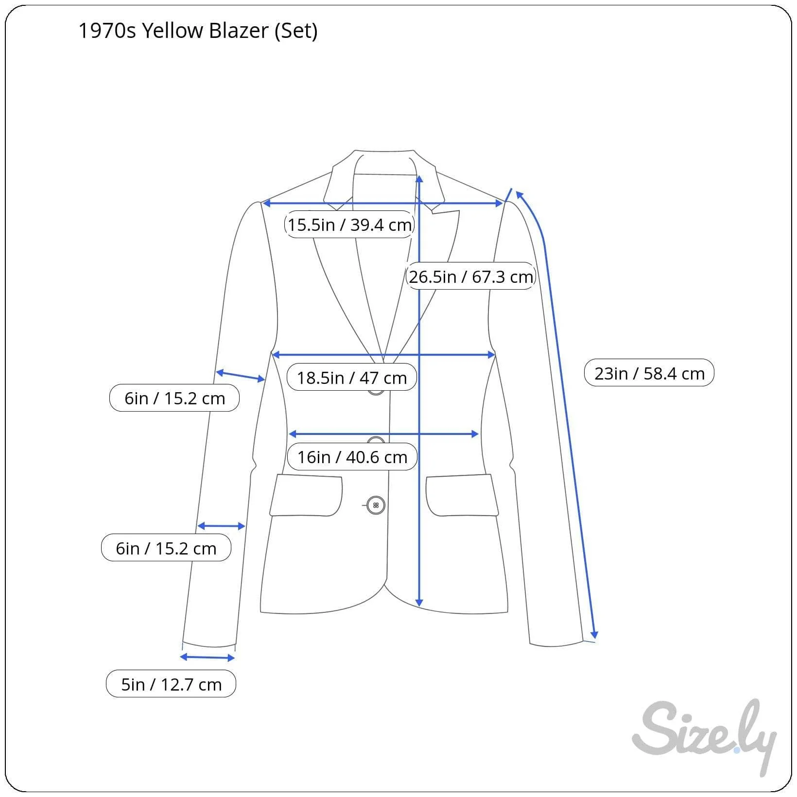 1970s Bright Yellow Blazer, Skirt and Pant Set Medium - Image 8