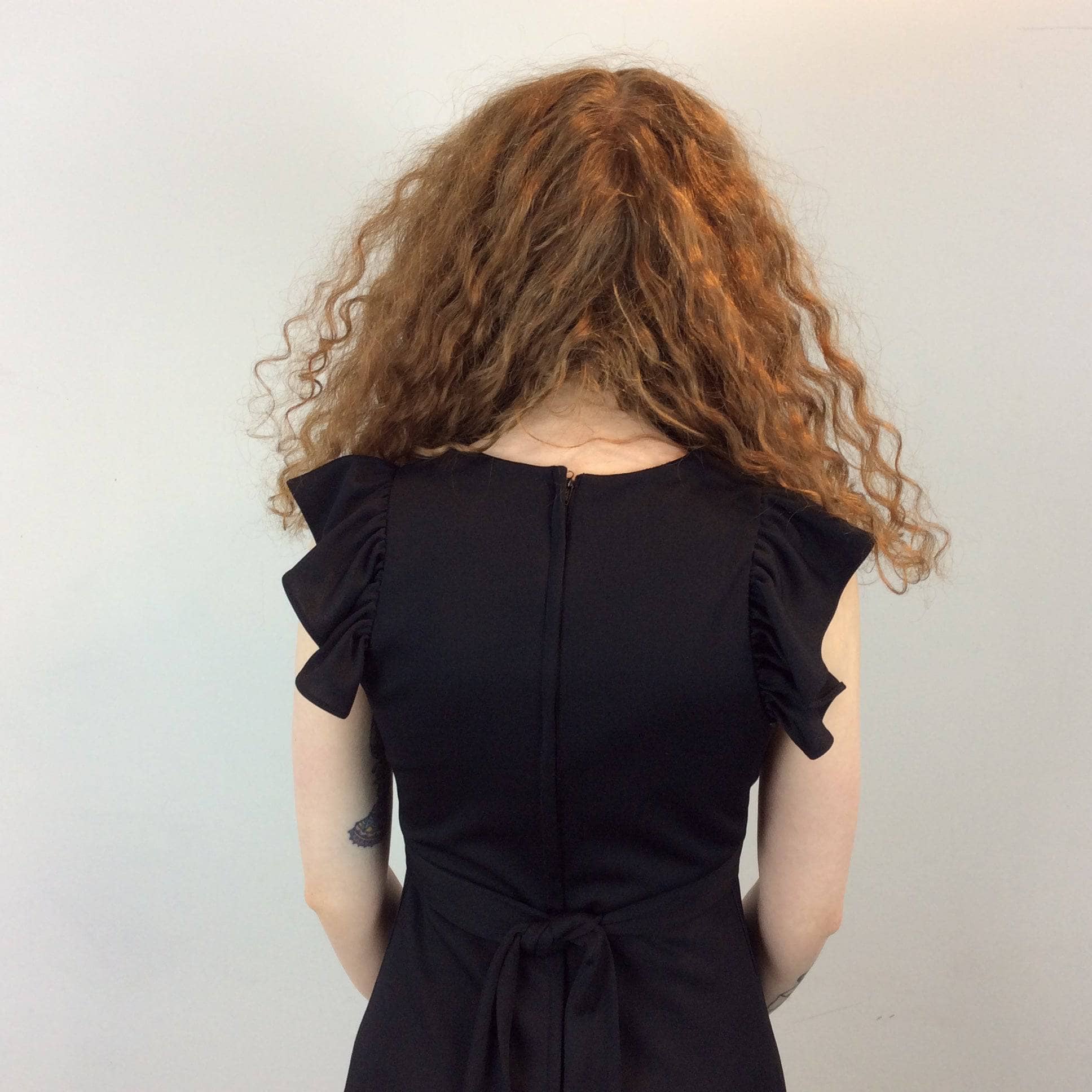 1970s Joseph Ribkoff Black Polyester Maxi Dress Small - Image 3