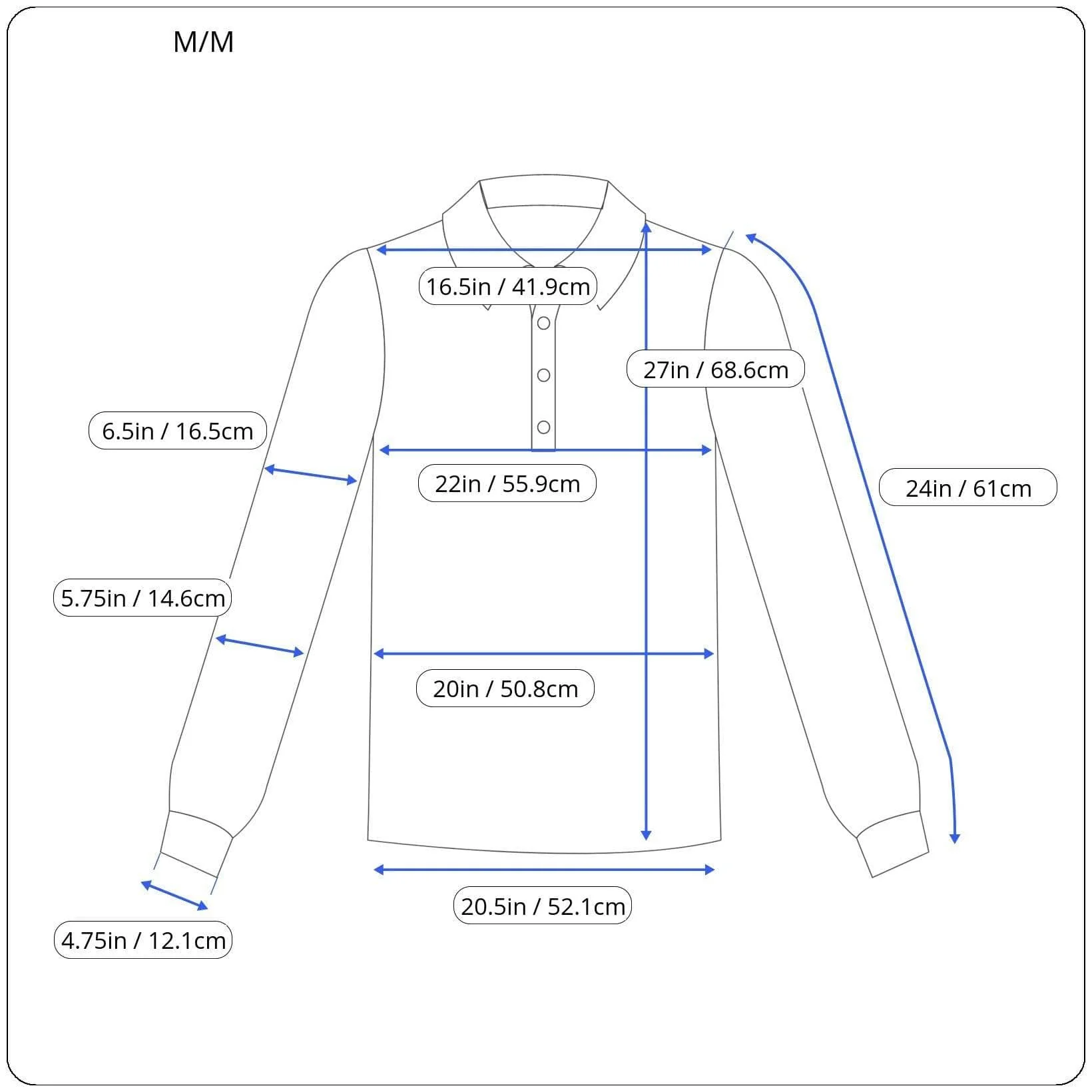 1970s Men's Long-Sleeve Zip-Up Polo Medium - Image 6