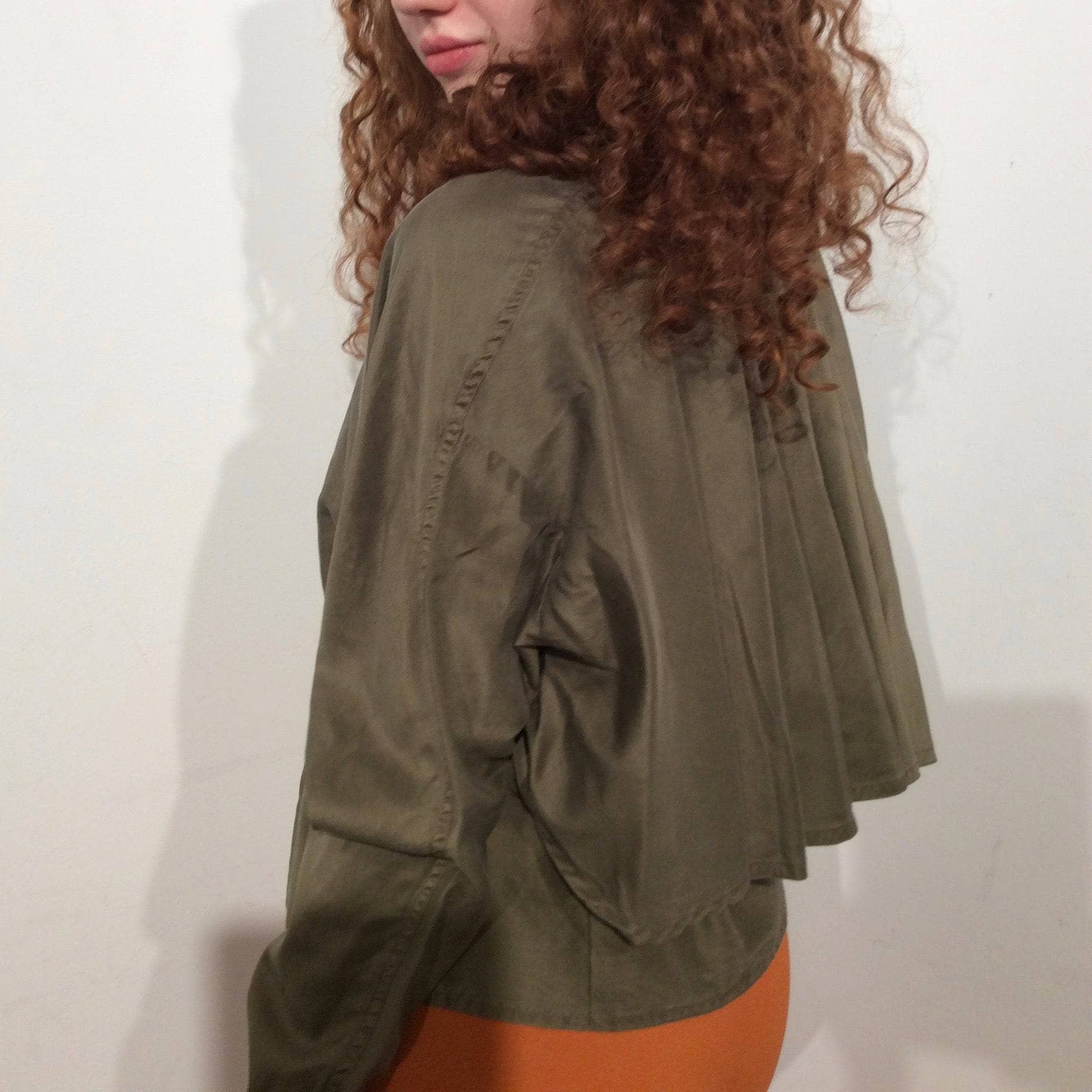 1980s-90s Jean-Claude Poitras Designer Silk Blouse S/M - Image 6