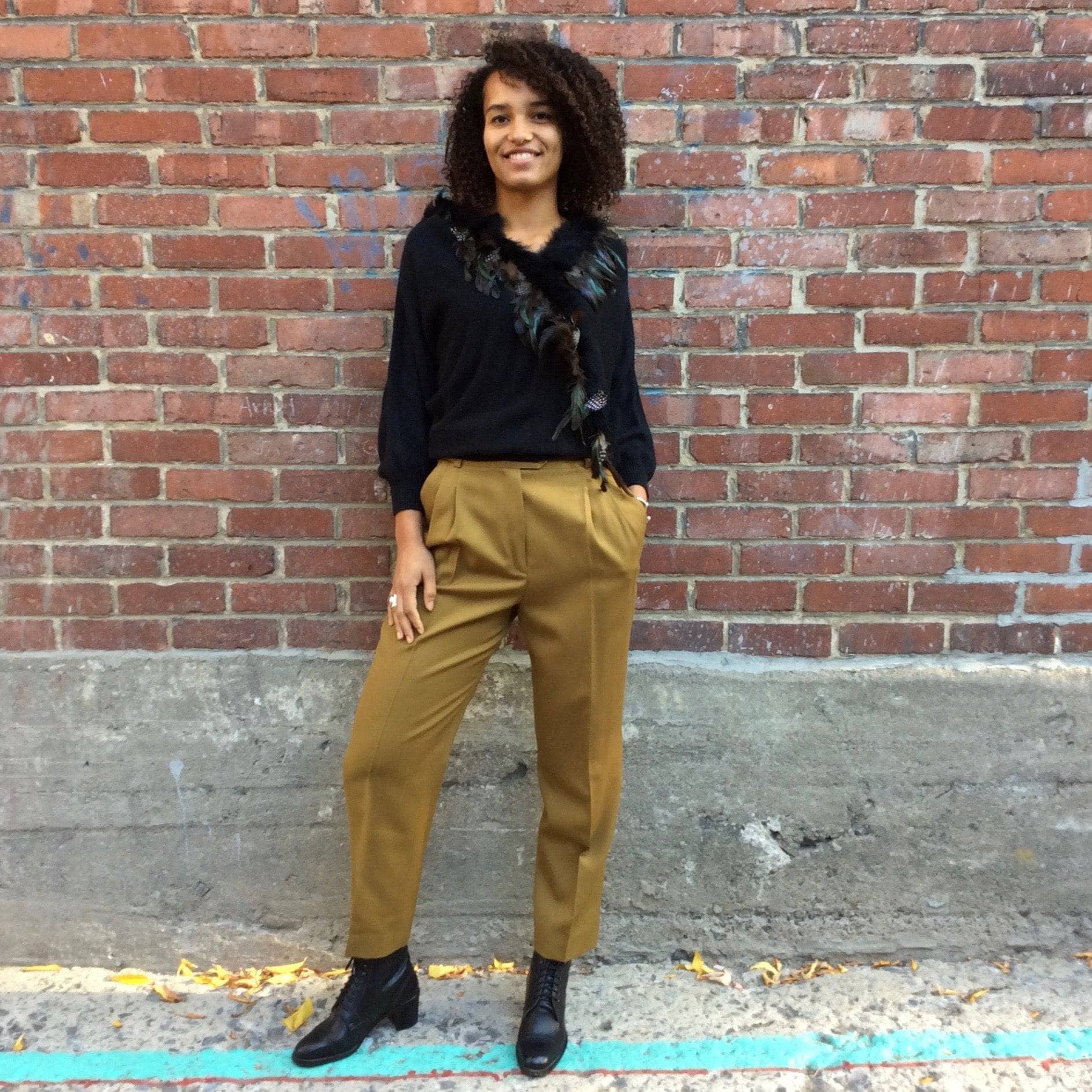 1980s "Anthony Saks" High-waisted Pleated Trousers S - Image 4
