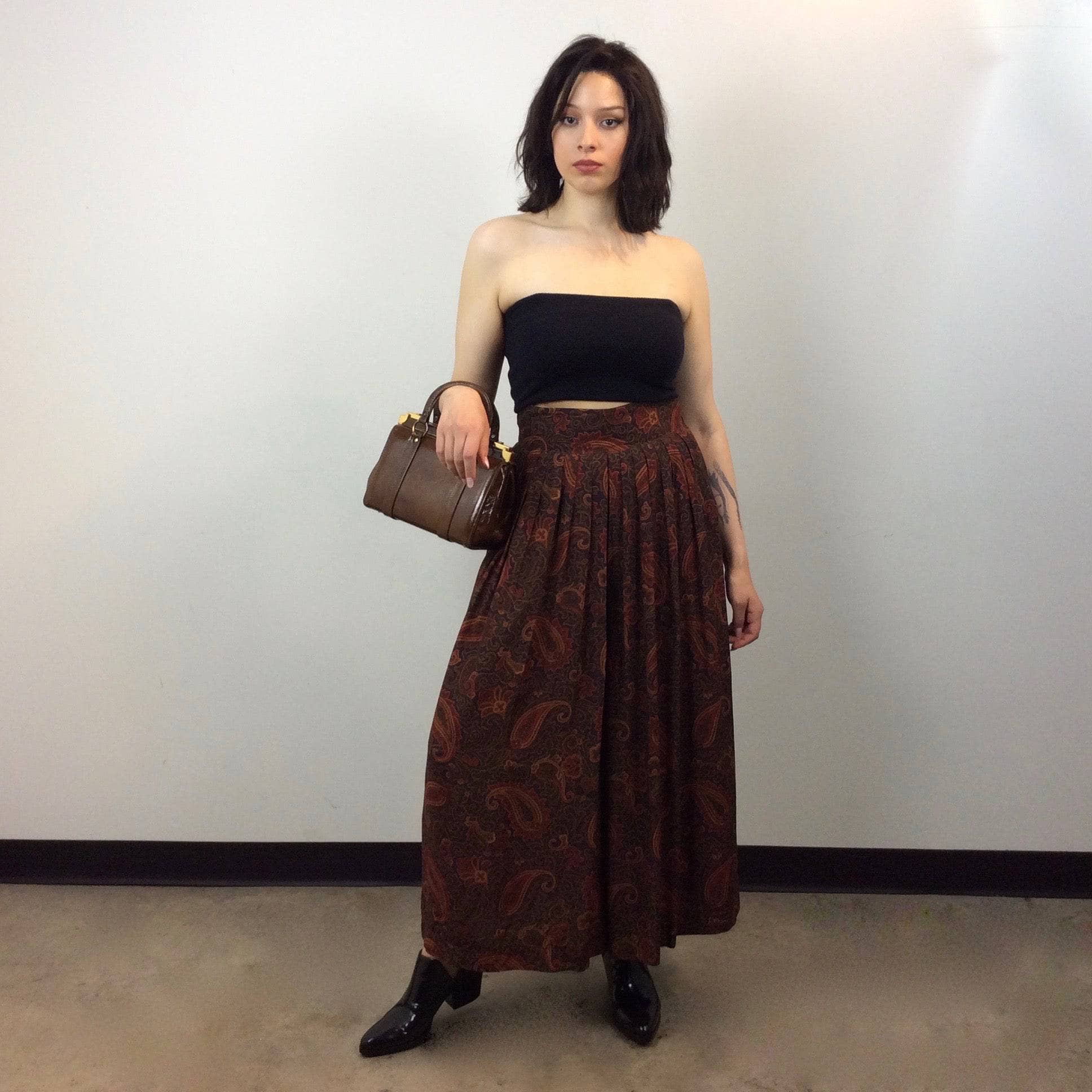 1980s Byblos High-Waisted Palazzo Pants M - Image 3