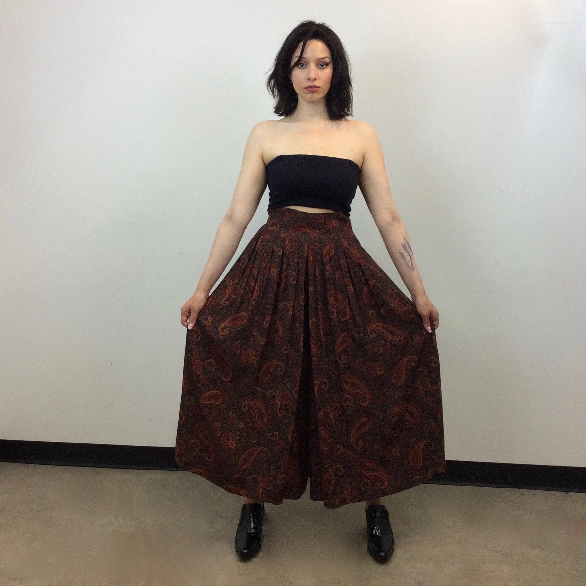 1980s Byblos High-Waisted Palazzo Pants M - Image 4