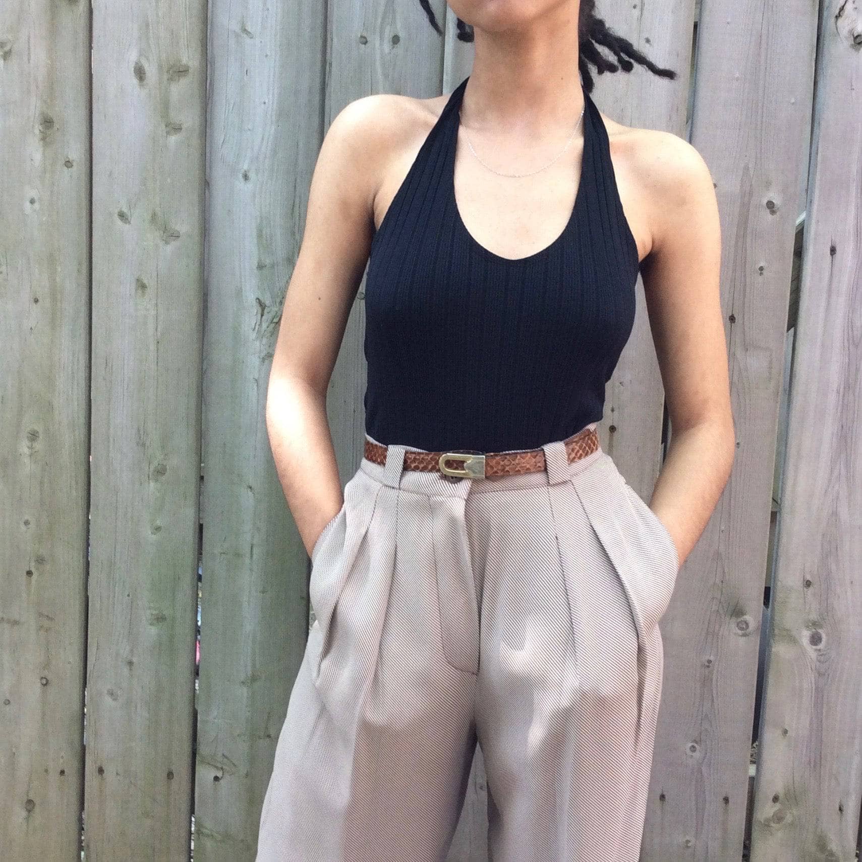 1980s Giorgio Armani Dress Pants Extra Small/Small - Image 3