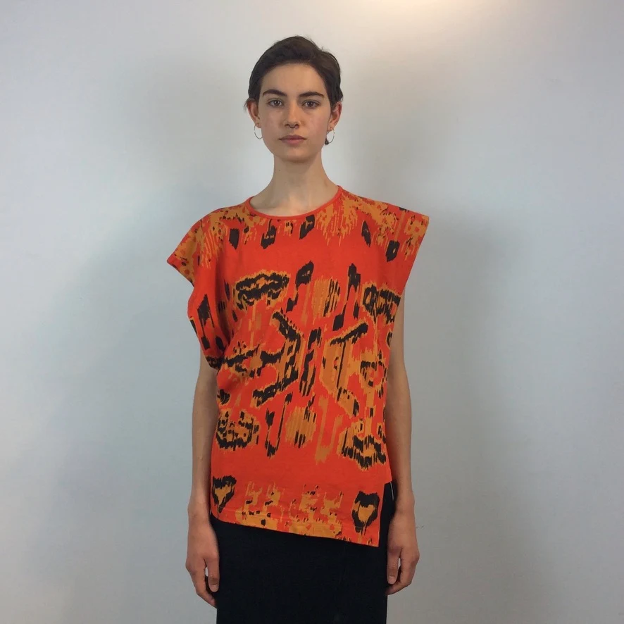1980s Jean-Claude Poitras Asymmetrical Top Small/Medium - Image 4