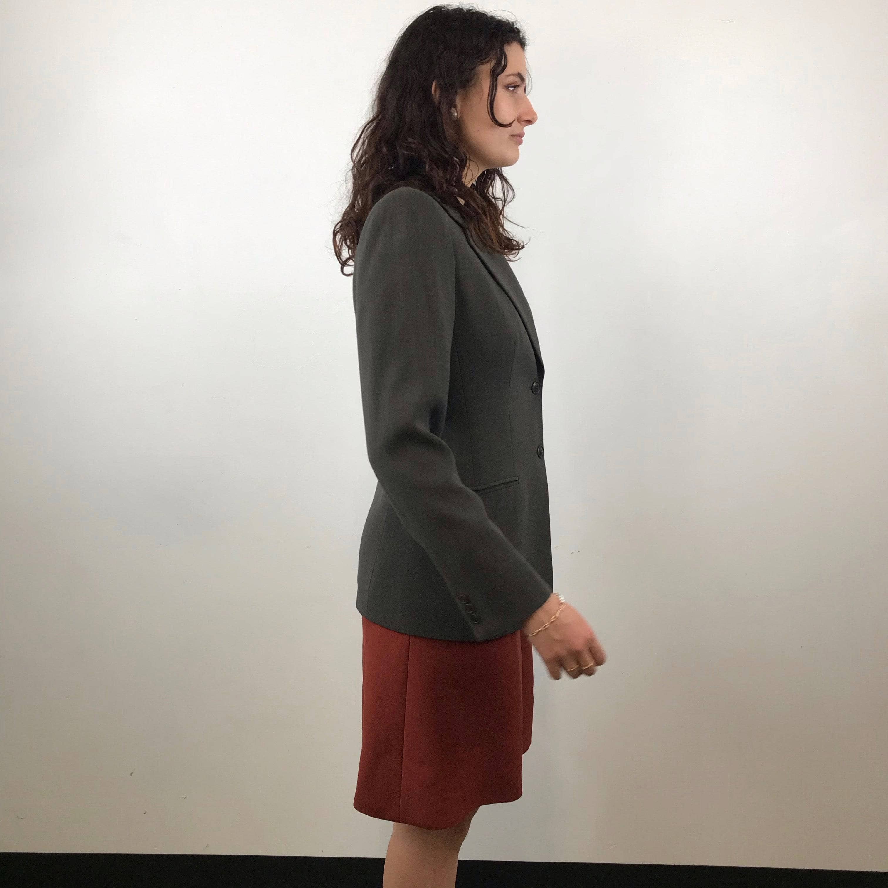 1990s Armani Fitted Blazer S/M - Image 5