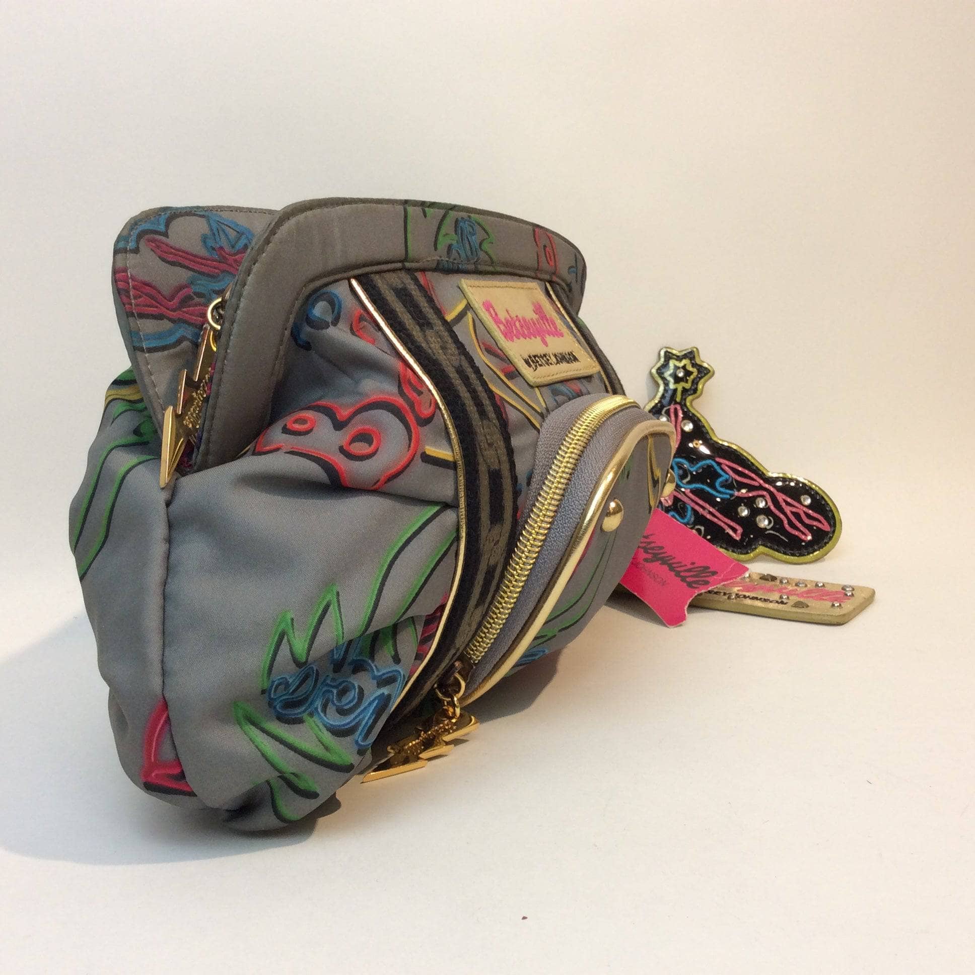 1990s Betseyville Deadstock Designer Clutch Handbag - Image 4