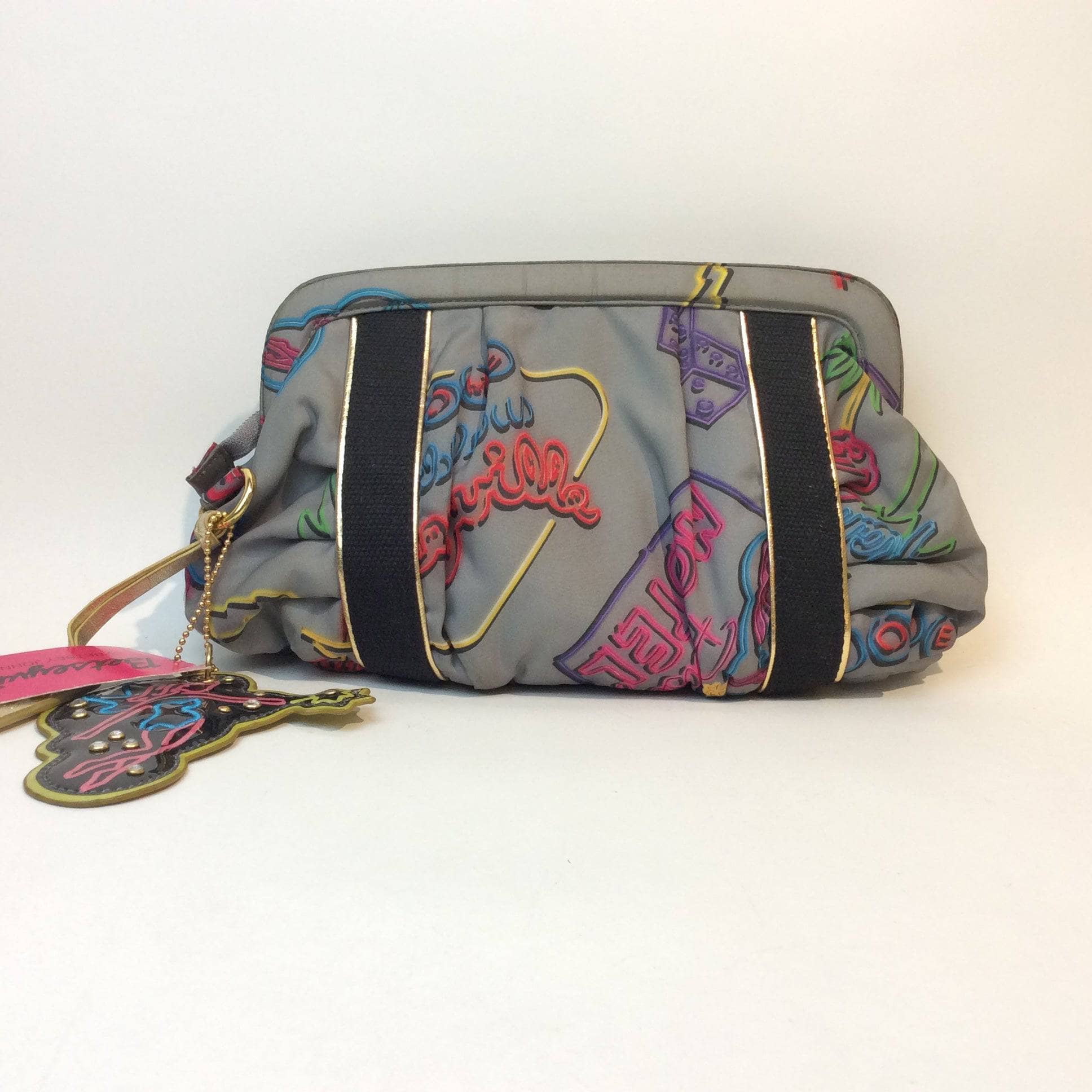 1990s Betseyville Deadstock Designer Clutch Handbag - Image 6