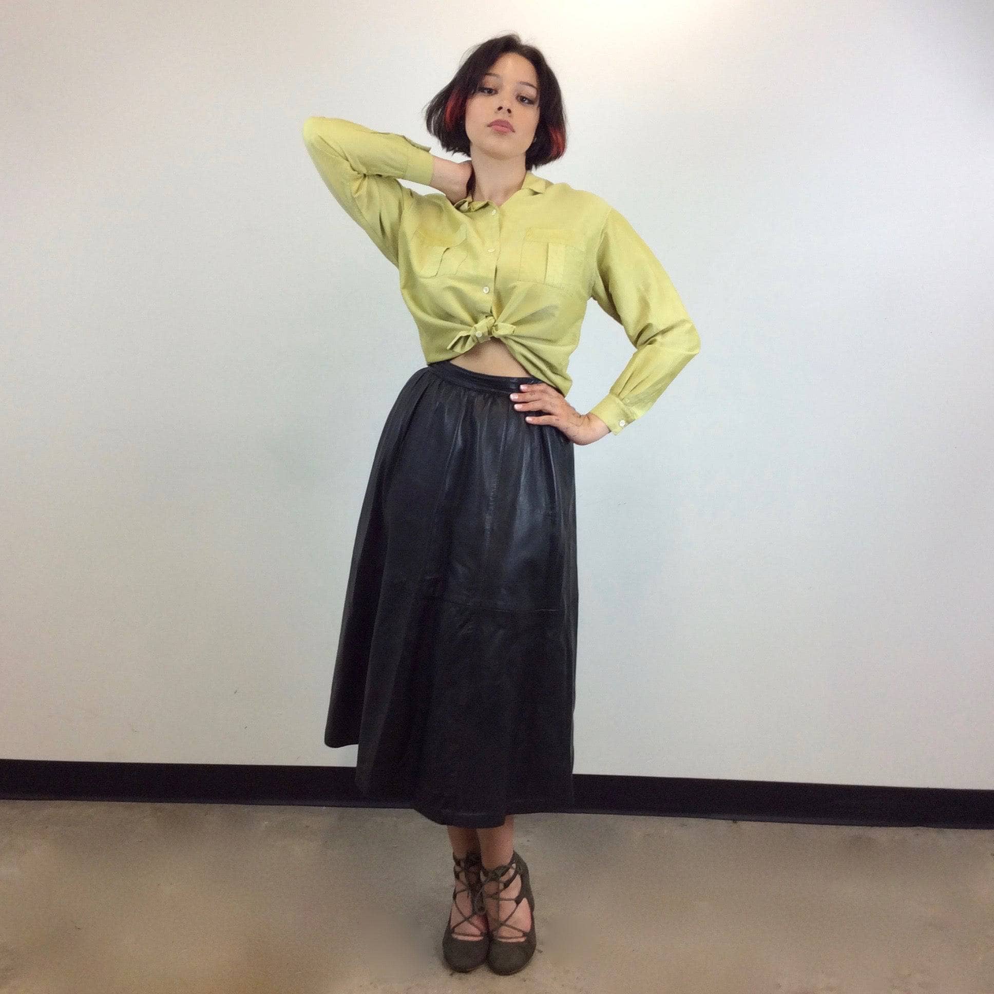 1990s Burberrys Raw Silk Blouse Medium - Image 5