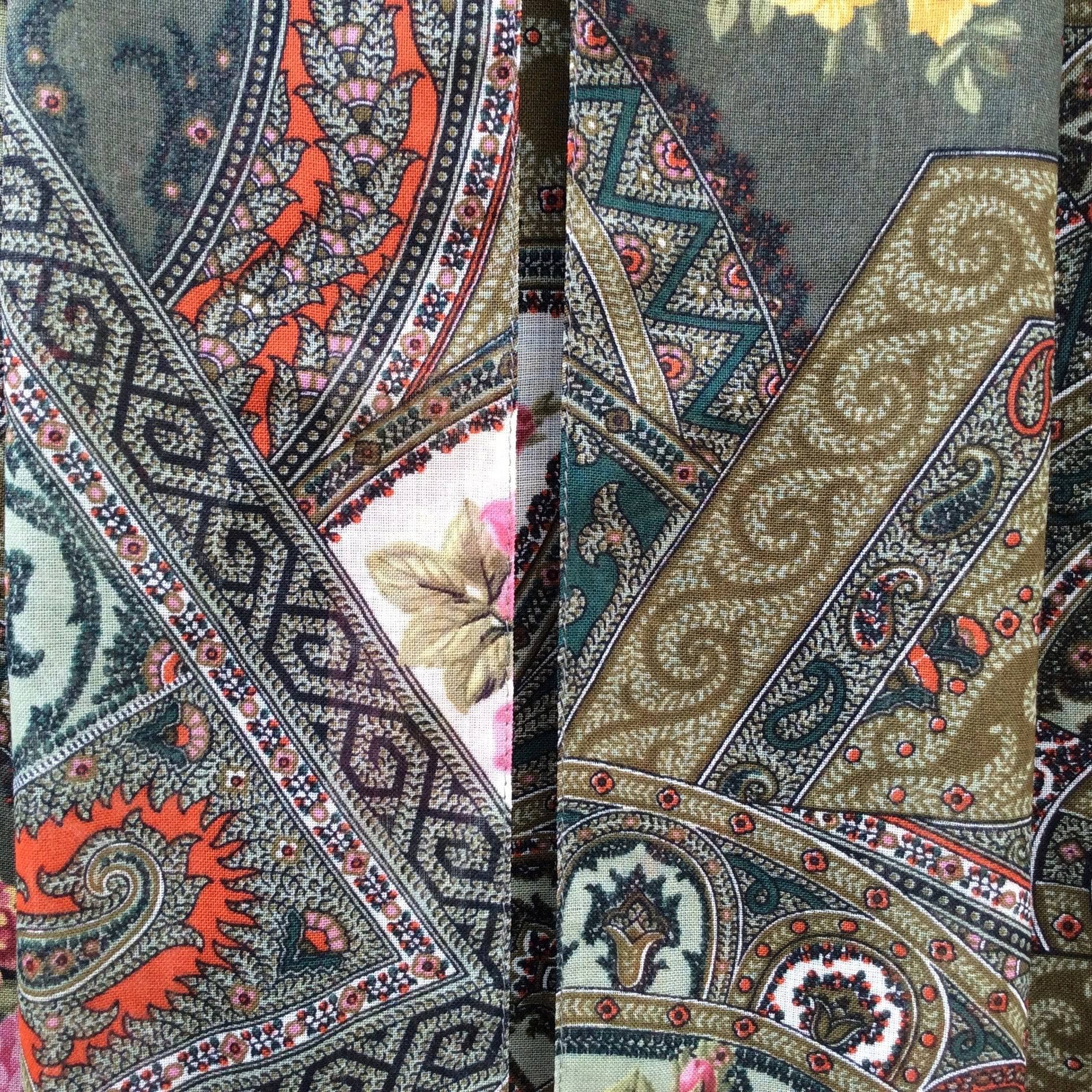 1990s Geiger Midi Length Patterned Skirt Small/Medium - Image 6