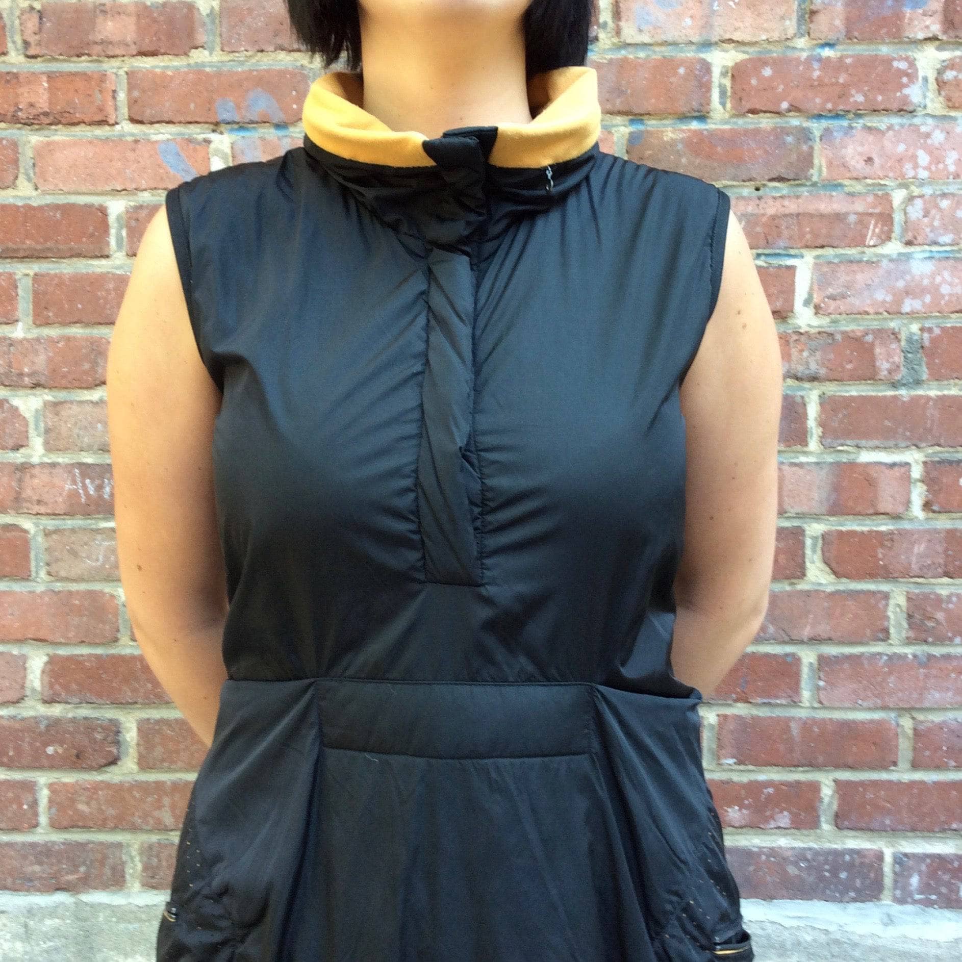 2000s Marithé François Girbaud Black Midi Dress Medium - Image 5