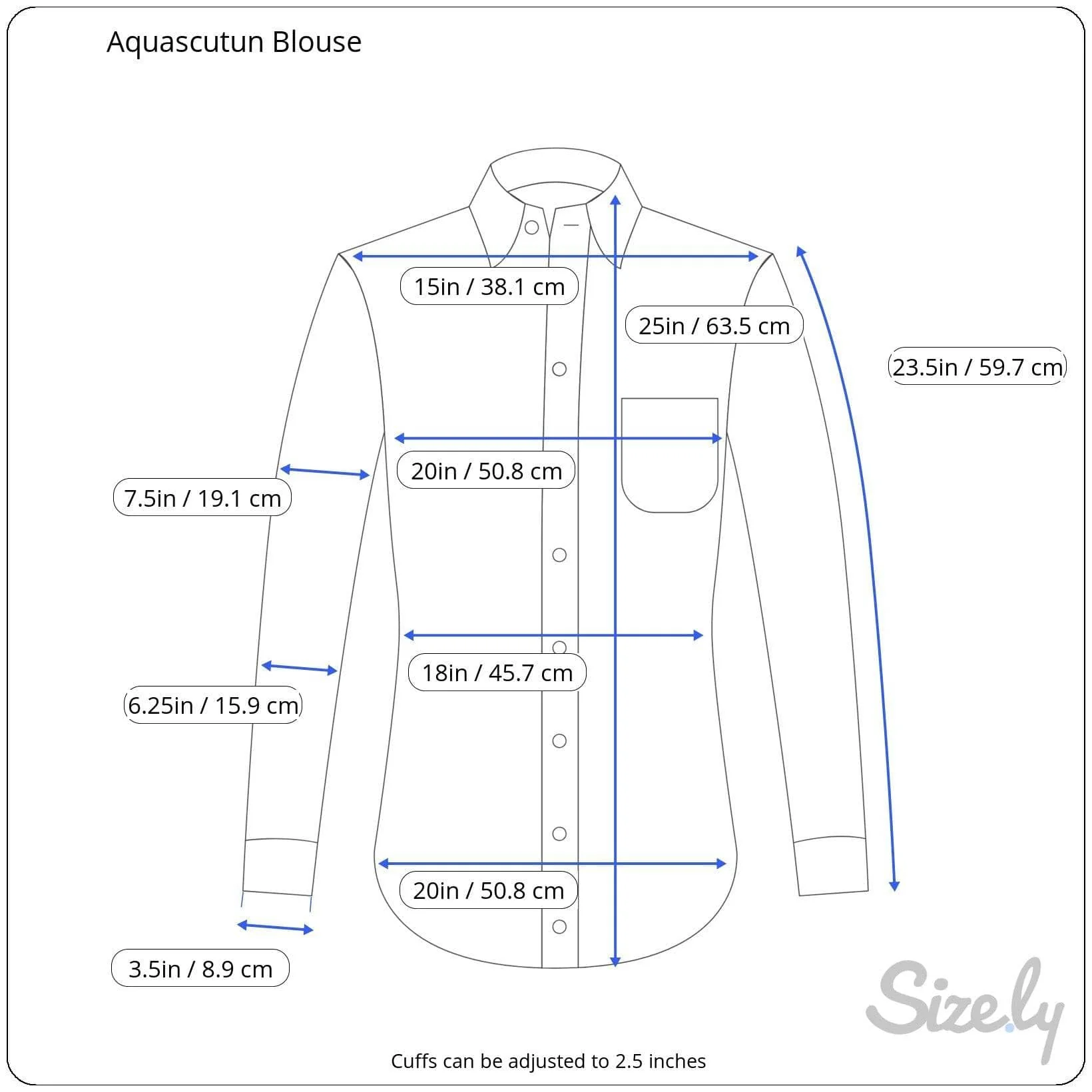 Aquascutum Classic Button Up Silk Blouse Medium - Image 6