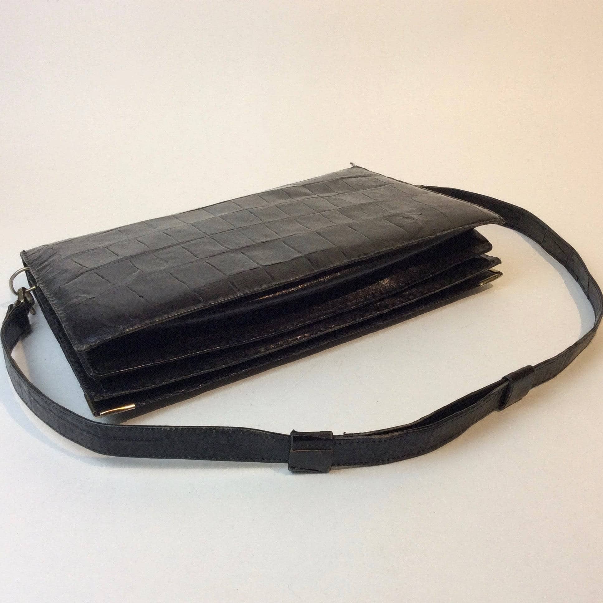 Black Genuine Leather Shoulder Bag - Image 4