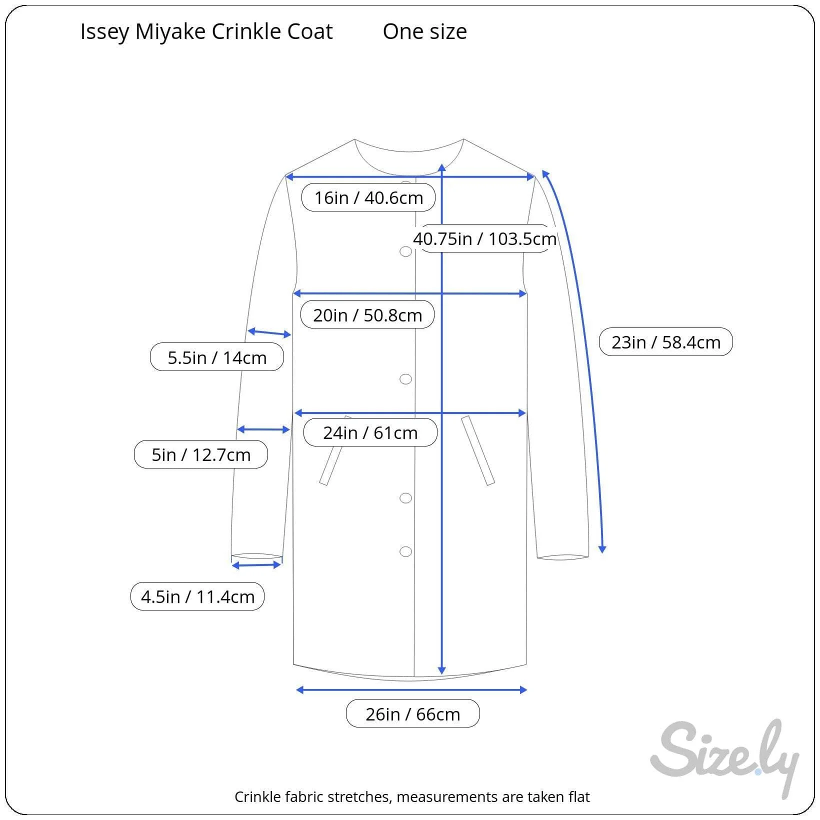Issey Miyake Grey Crinkle Midi Coat Small/Medium - Image 12