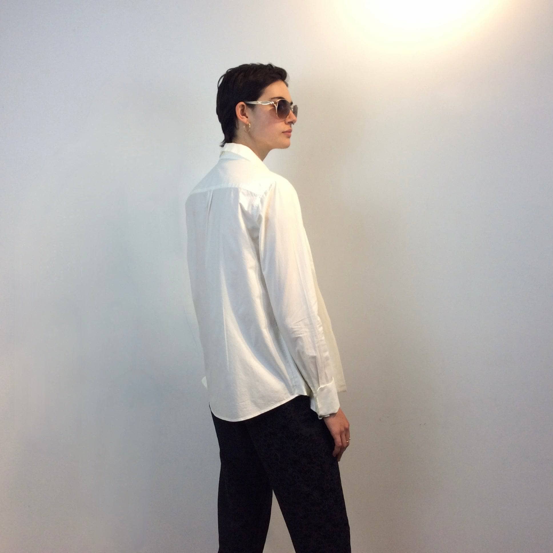 Martine Sitbon Off-White Blouse Medium - Image 2