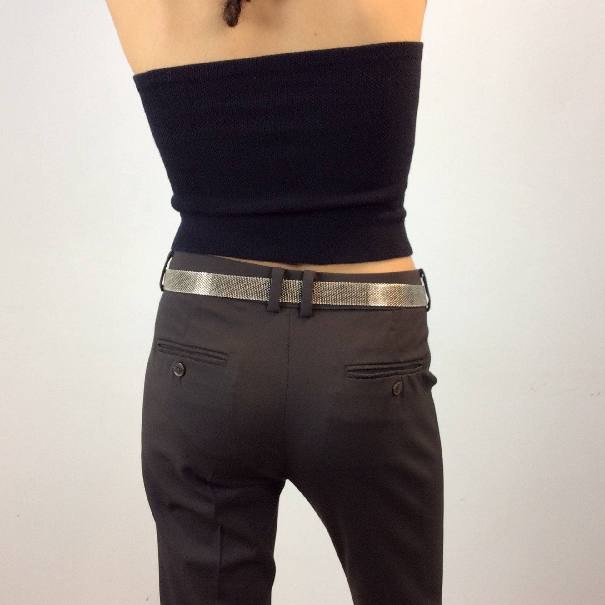 Max Mara Brown Wool Cigarette Pants S/M - Image 4