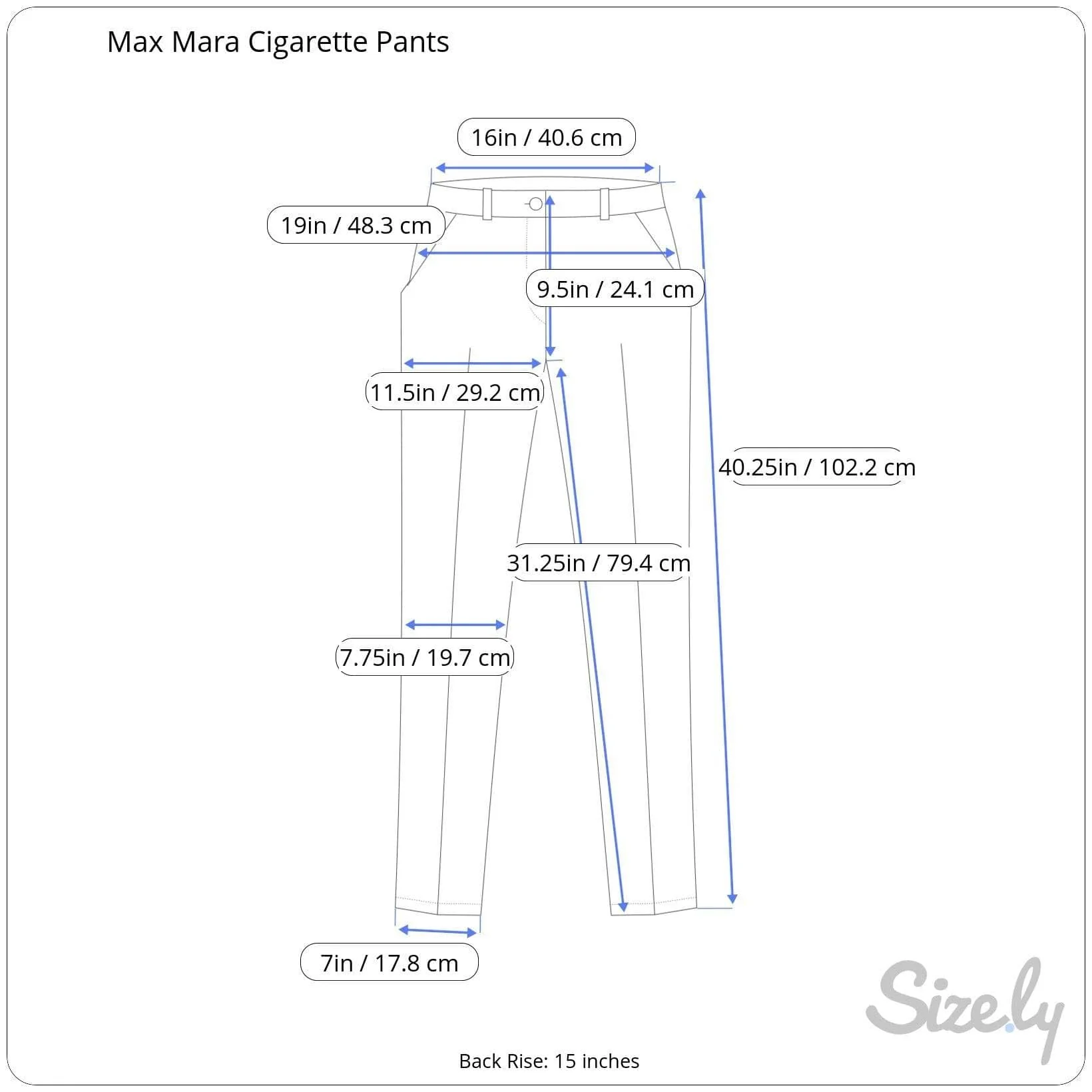 Max Mara Brown Wool Cigarette Pants S/M - Image 7