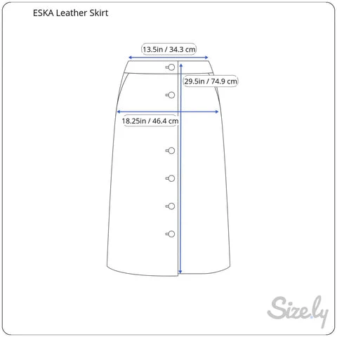 1990s High-Waisted Black Leather Midi Skirt XS/S - Image 7