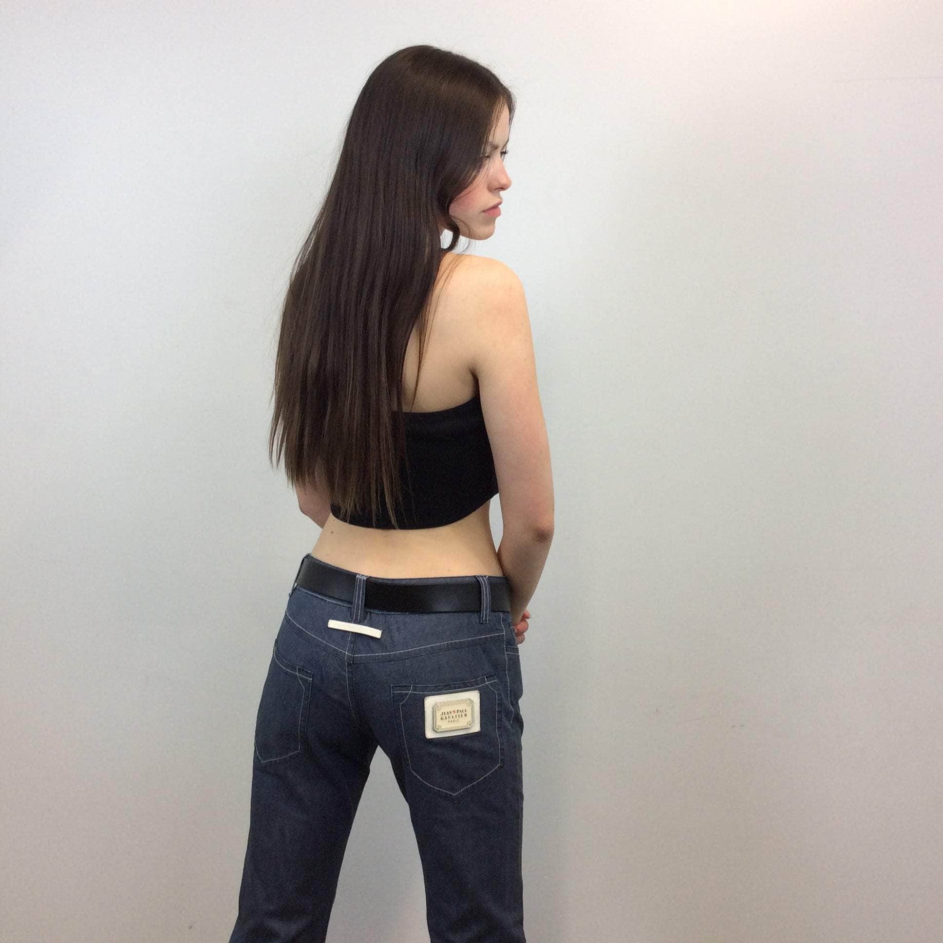 Y2K Jean Paul Gaultier Low Rise Jeans Small - Image 6