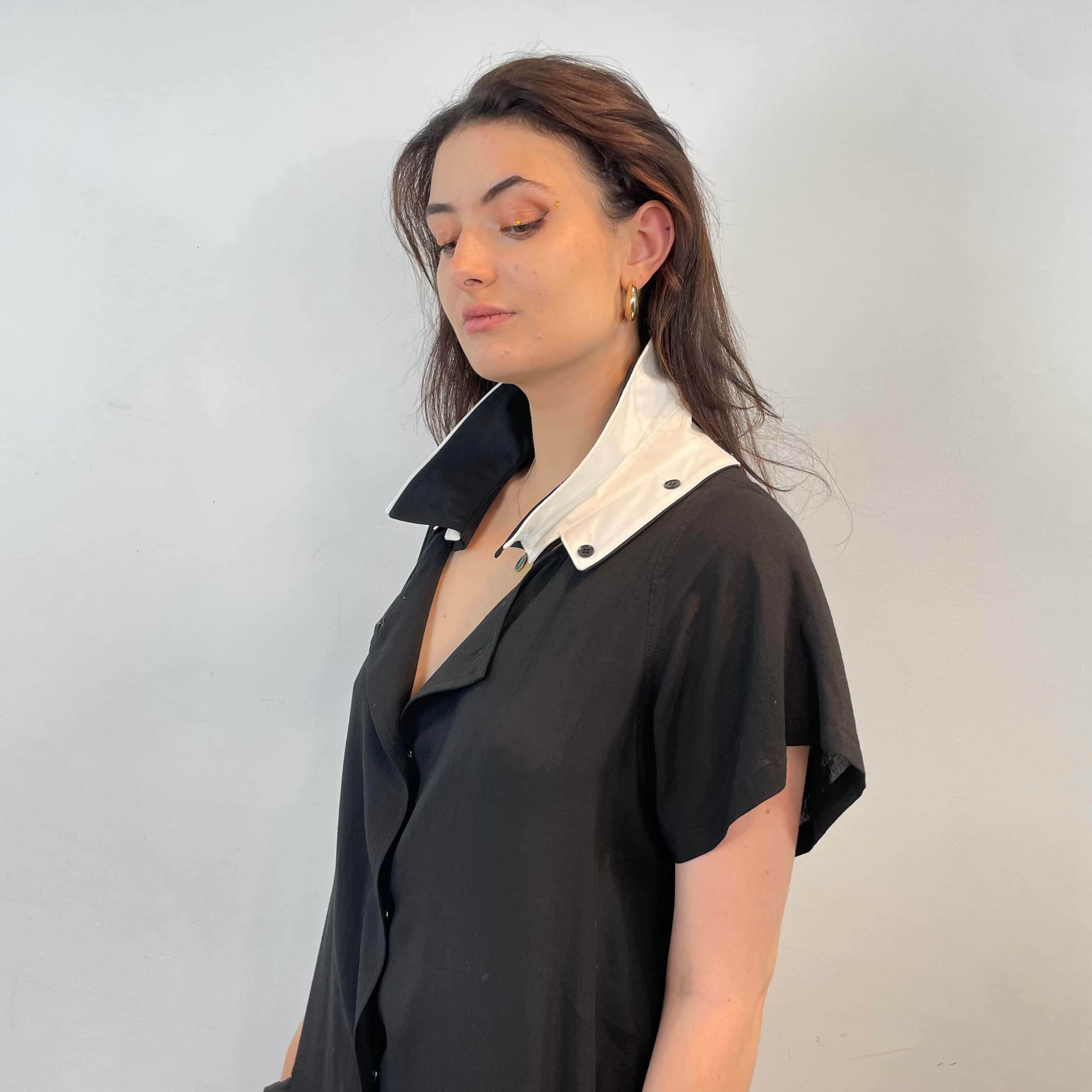 Dead Stock Yohji Yamamoto Black Maxi Dress One Size - Image 4